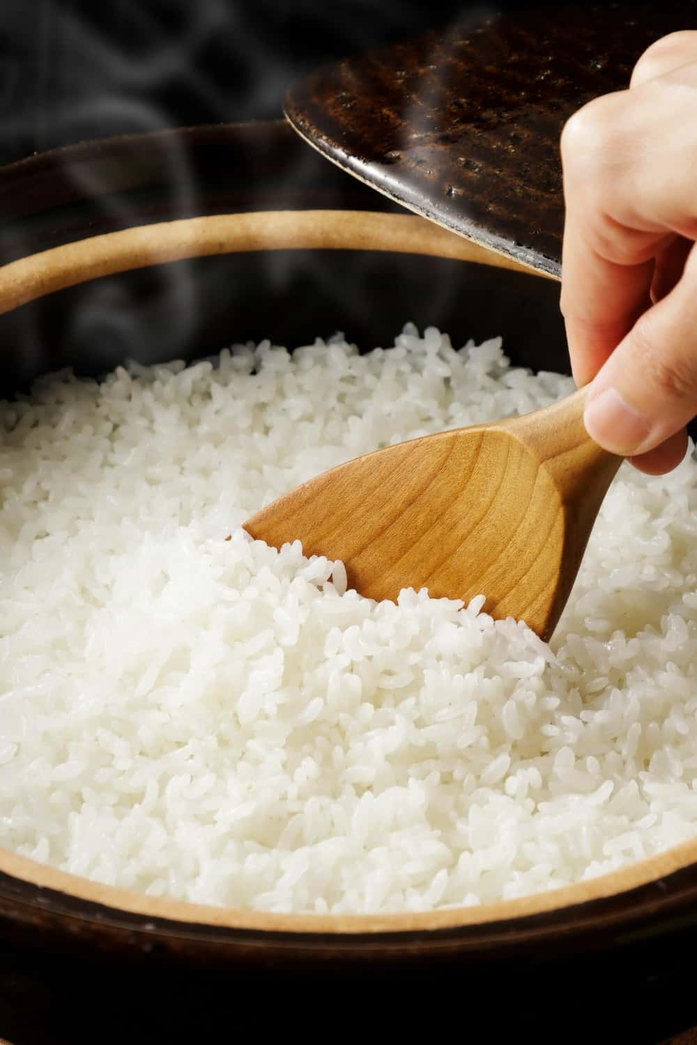 close shot of rice