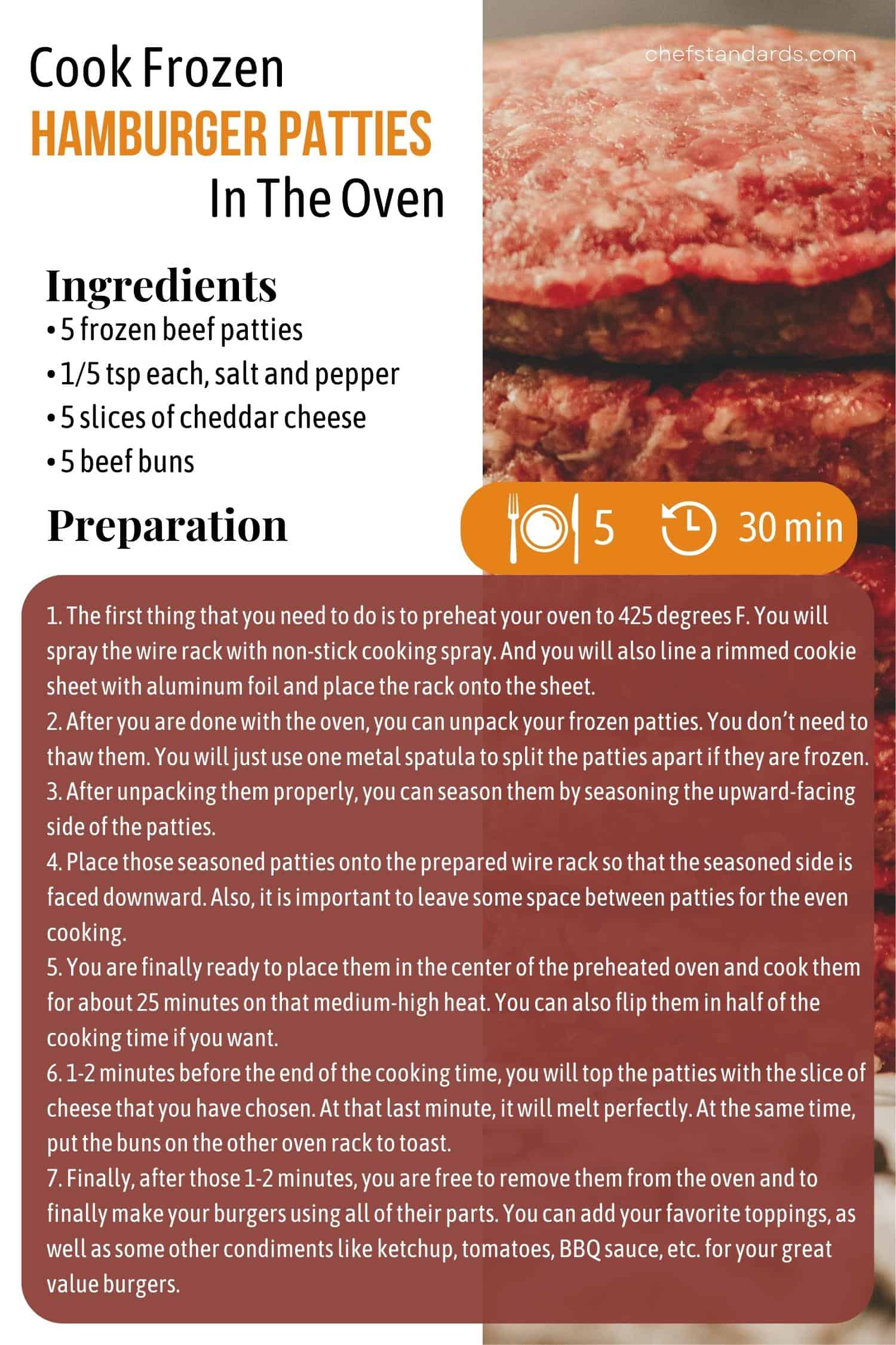 How To Cook Frozen Hamburger Patties? Simple Guideline