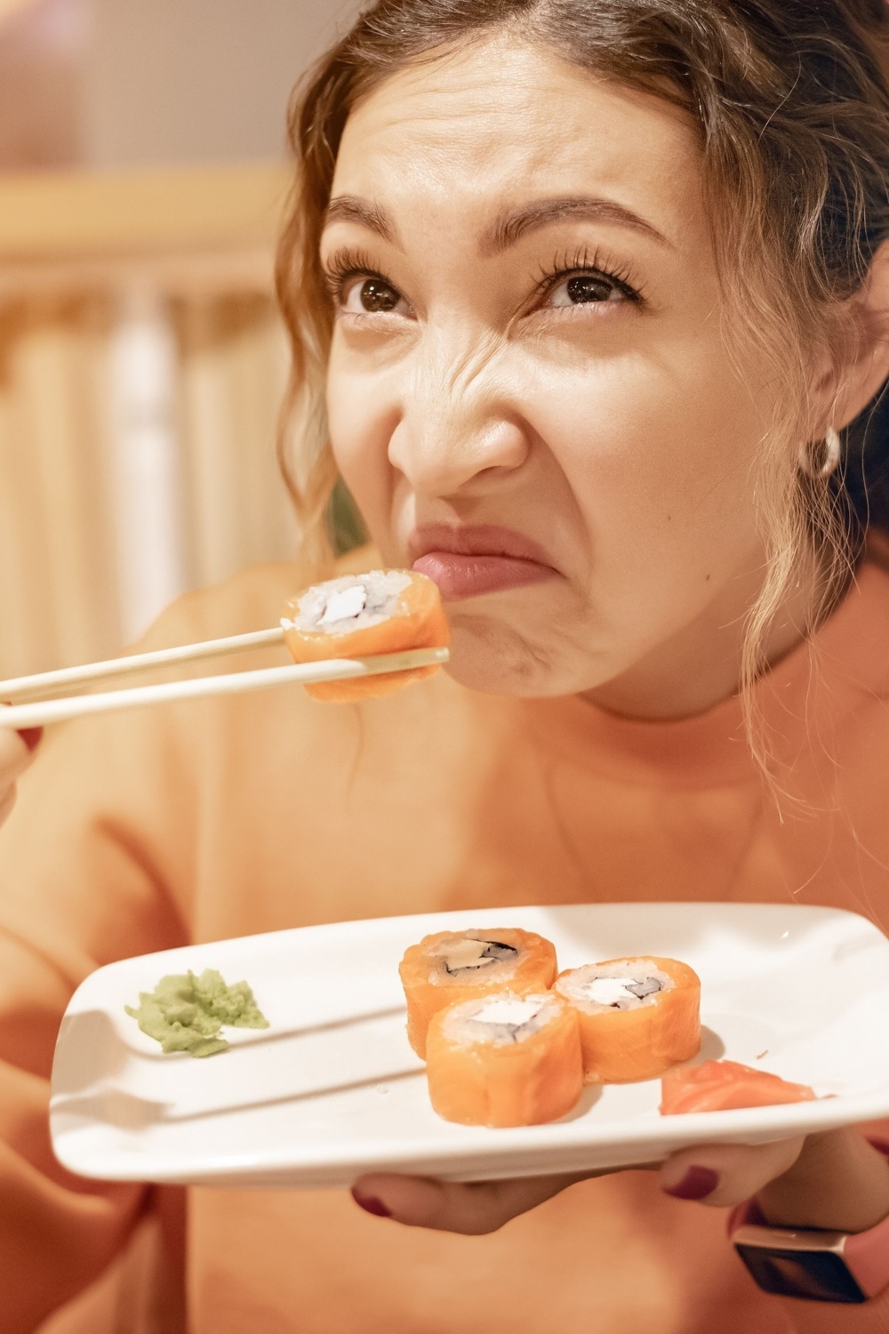 verdorbenes Sushi