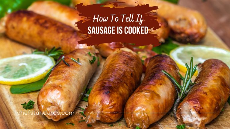 cooked sausage