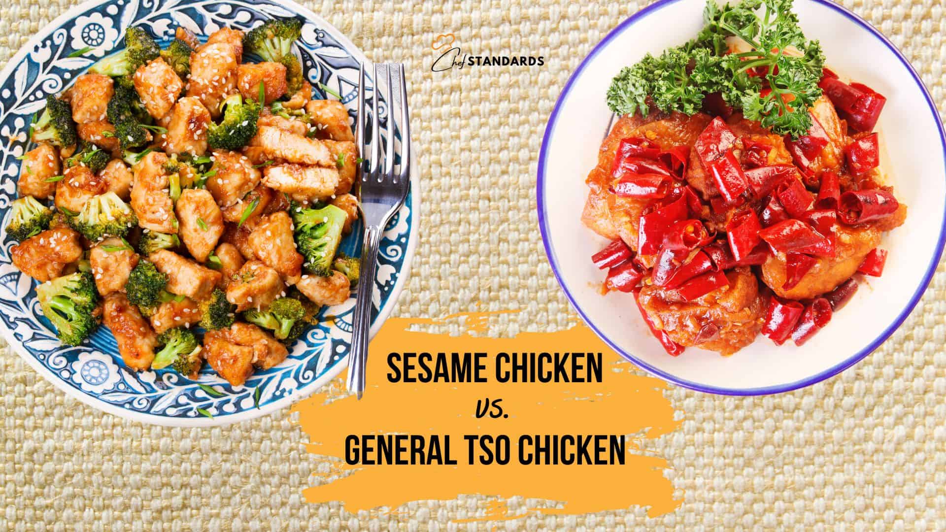 sesame chicken vs general tso comparison