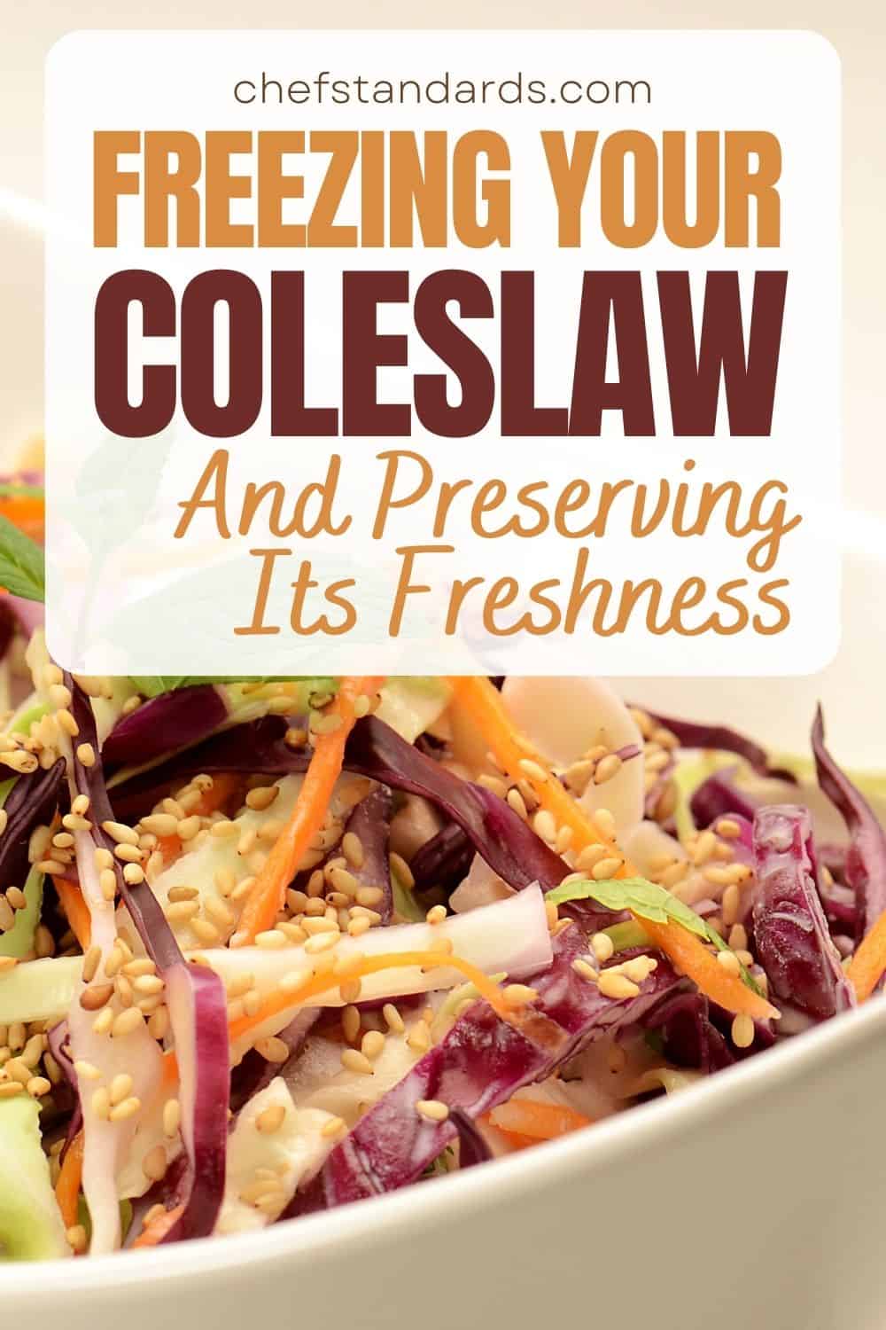 Can You Freeze Coleslaw + Simple Freezer Slaw Recipe
