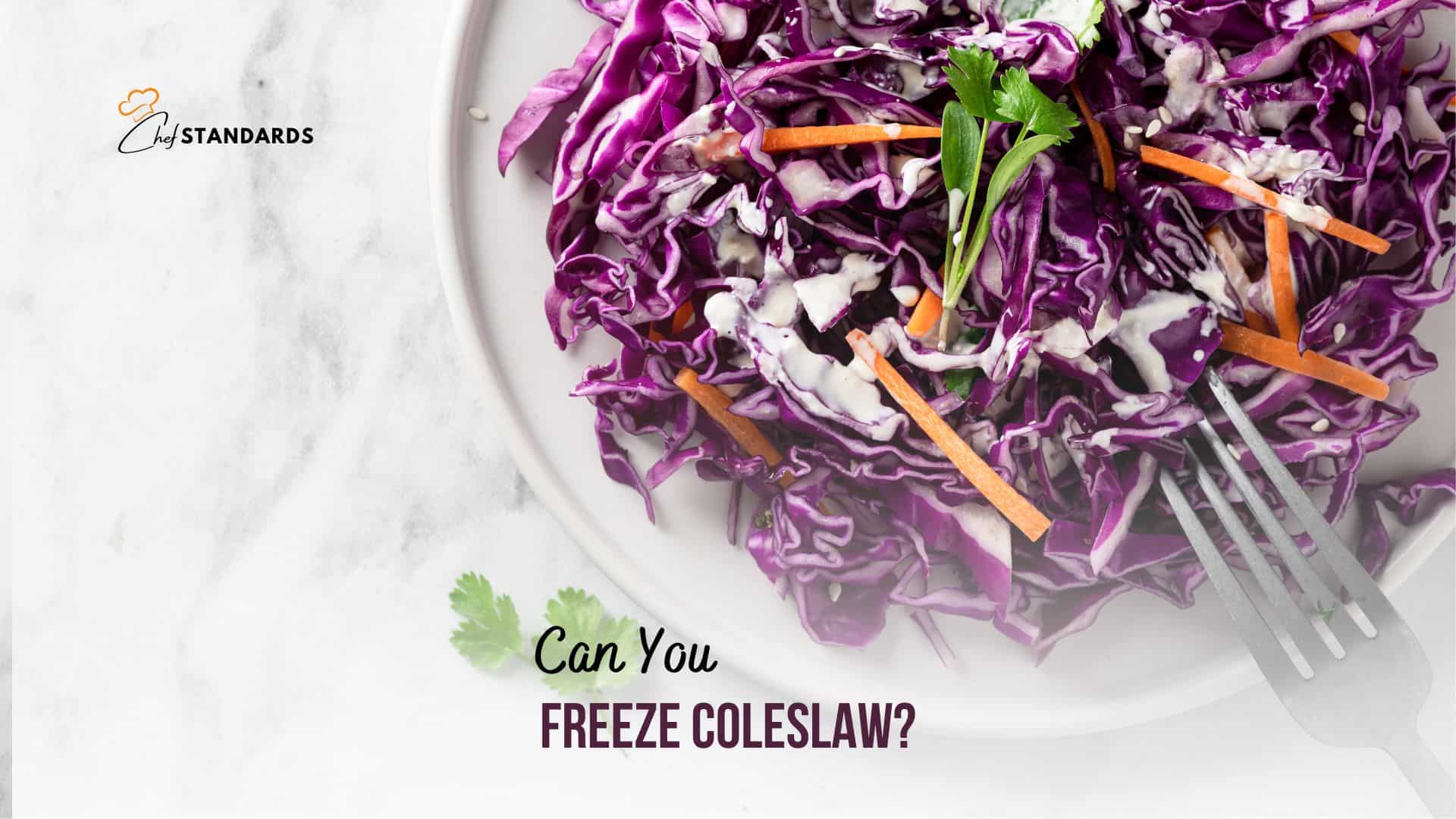 can you freeze coleslaw
