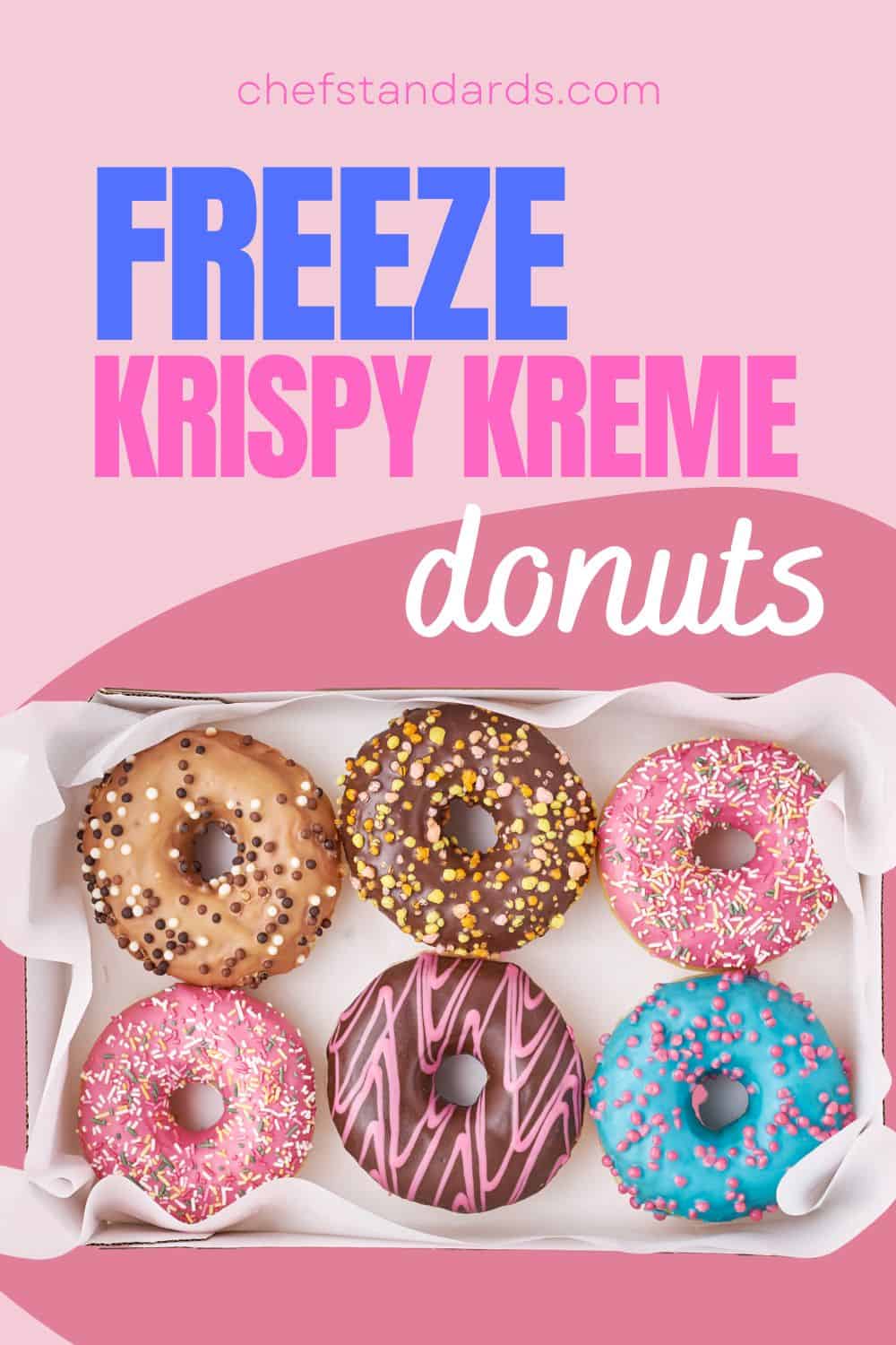 Si possono congelare le ciambelle Krispy Kreme Congelando la dolcezza