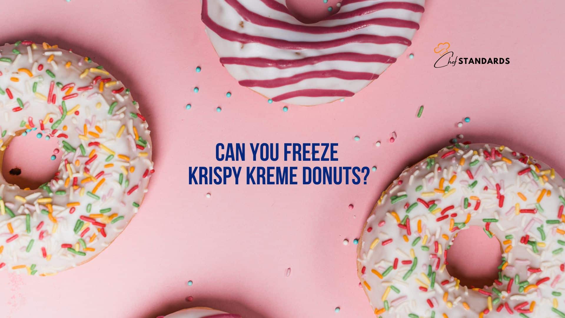 can you freeze krispy kreme donuts