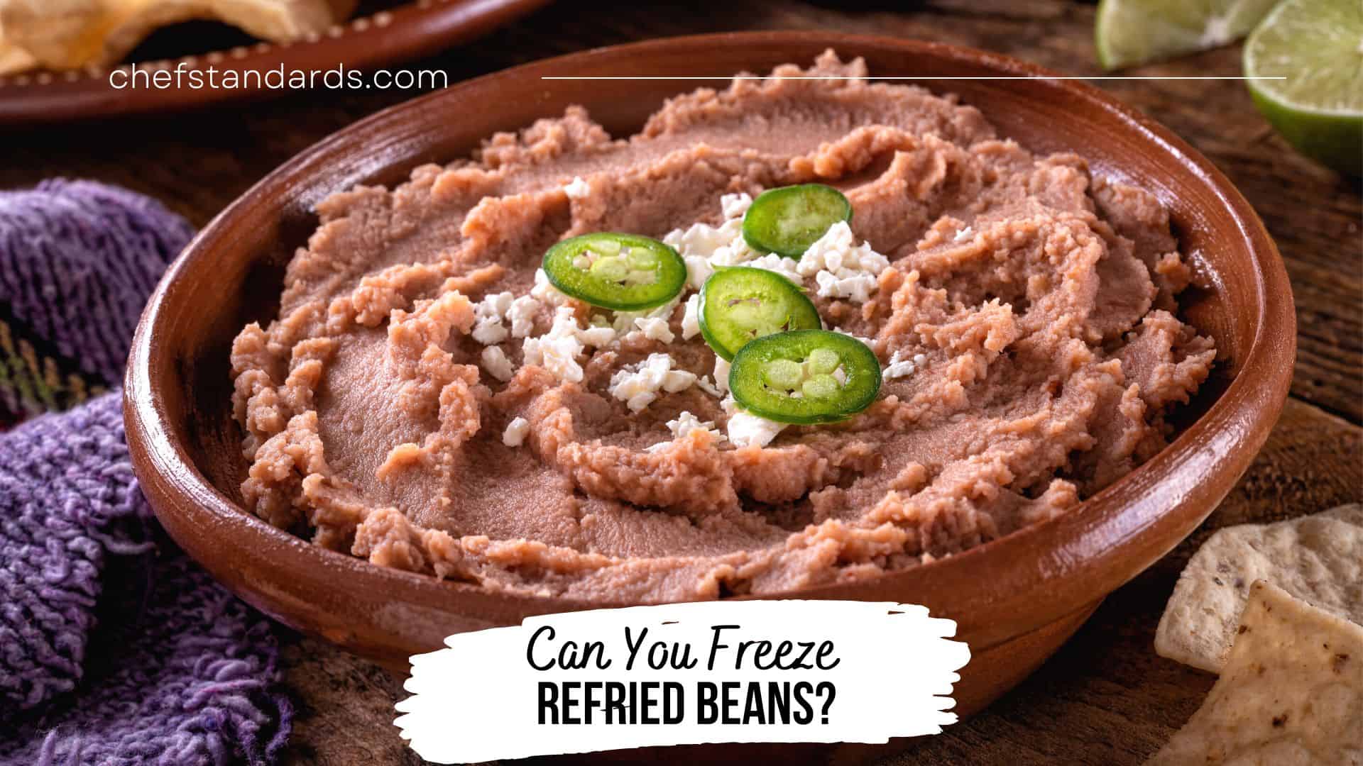 photo of a meal with refried beans