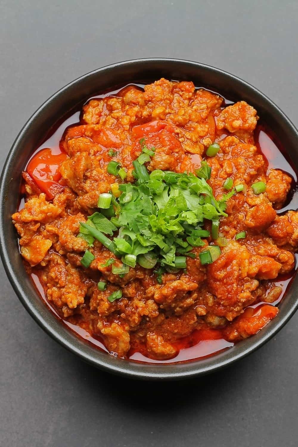 Chili dish in plate