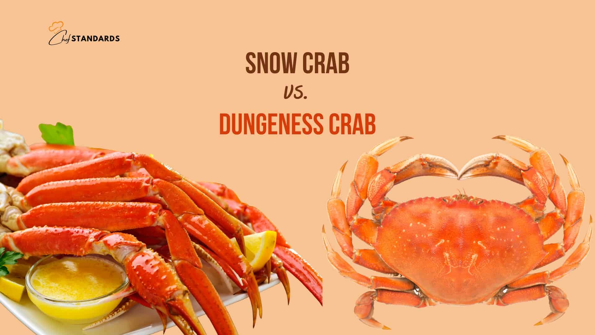 snow crab vs. dungeness crab