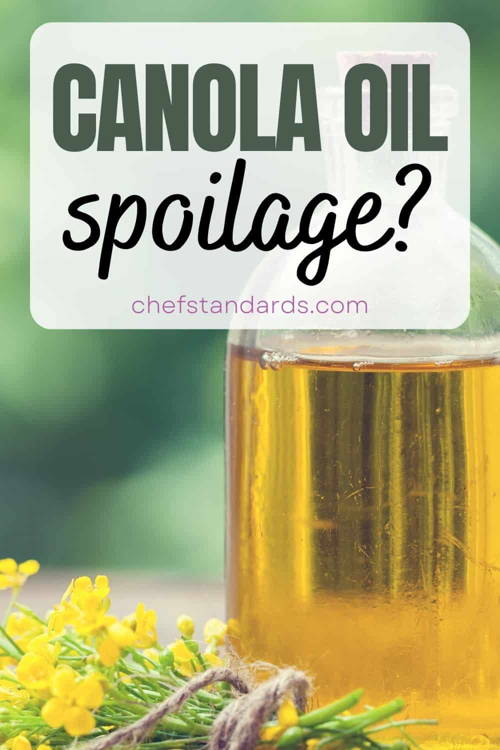 ¿Se echa a perder el aceite de canola? Mantenga su aceite de canola seguro