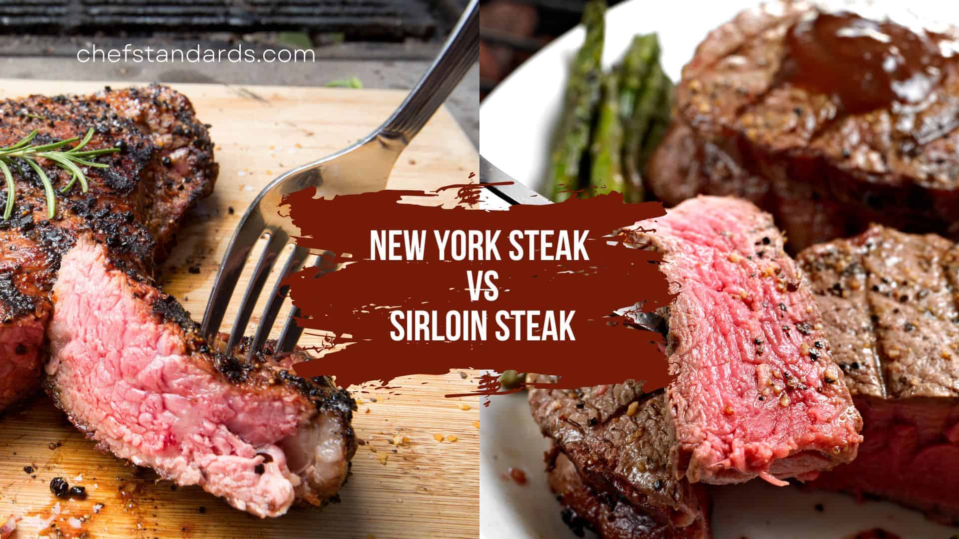 new york steak vs sirloin steak