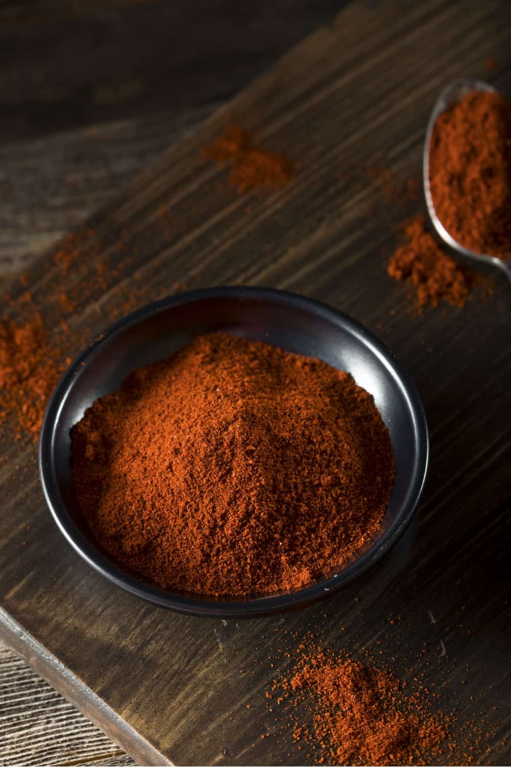 Raw Organic Red Paprika Spice in a Bowl