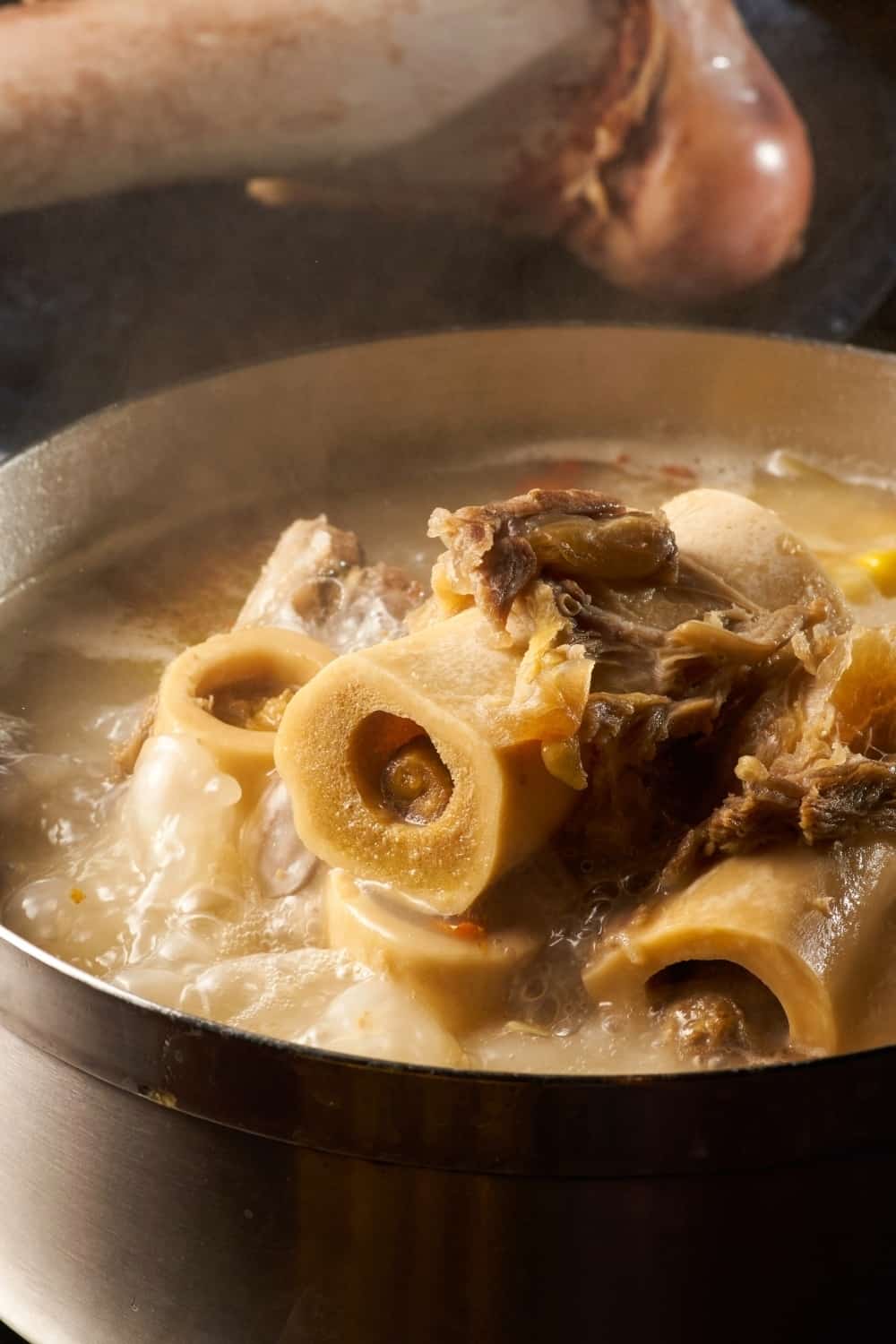 beef bone soup used as beef bouillon substitute
