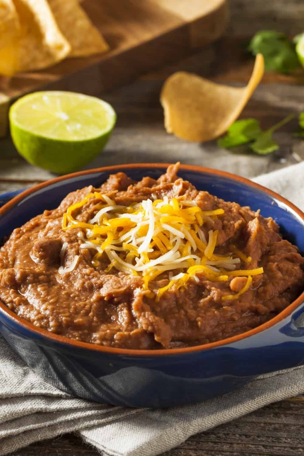 delicious refried pinto beans