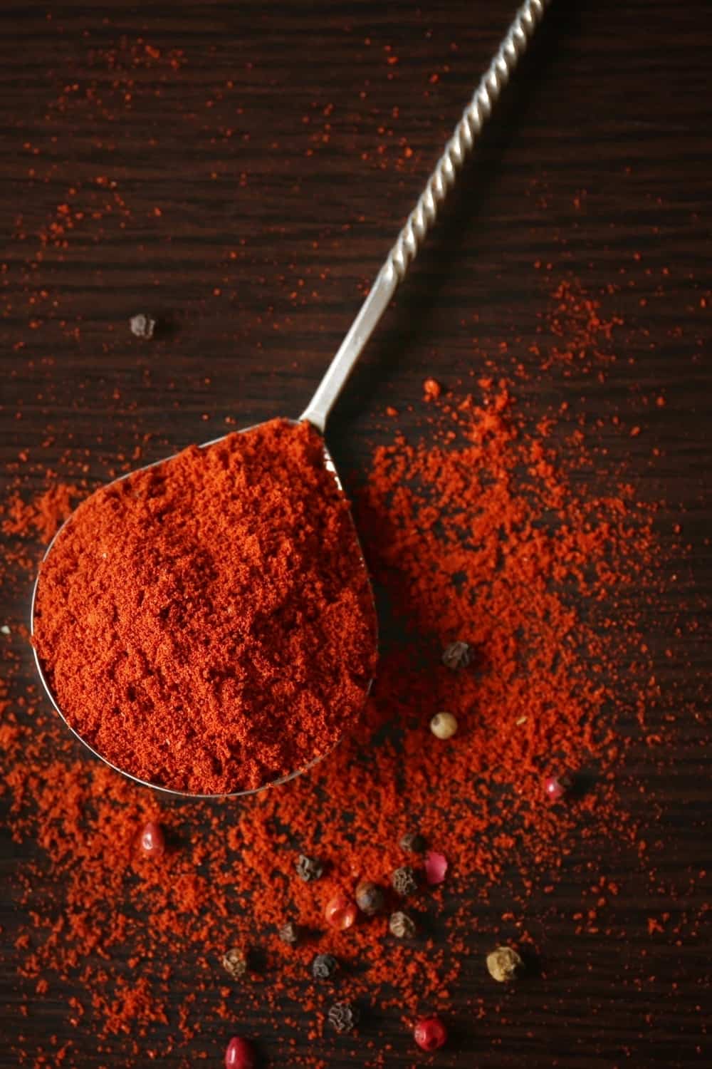 spoonful of paprika spice