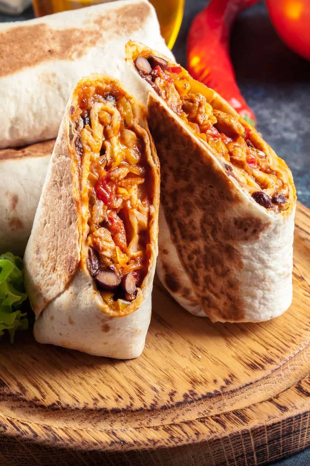 Vorgefertigter Burrito