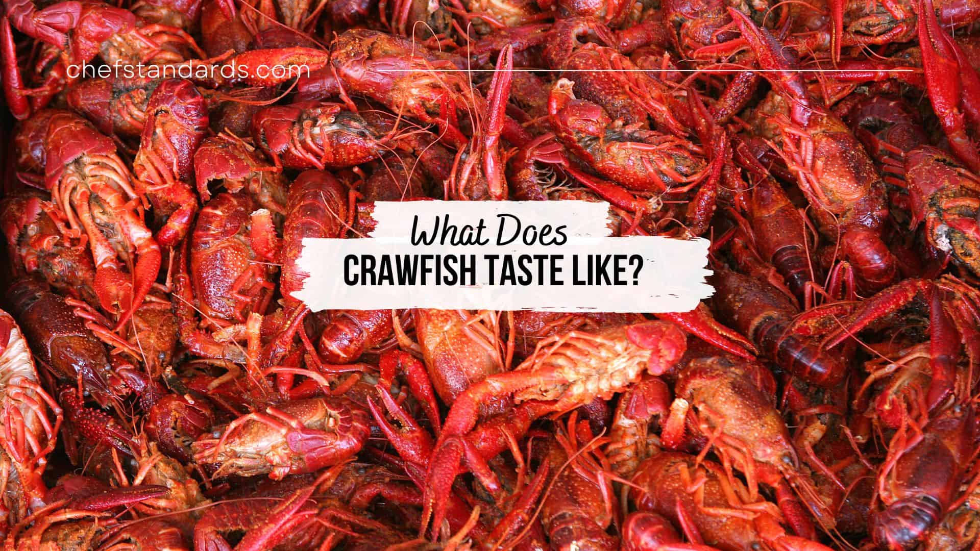 crawfish taste