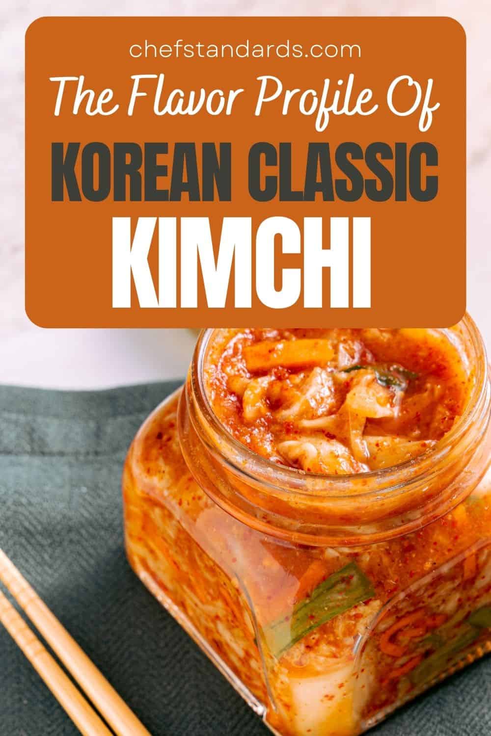 A qué sabe el kimchi Sabor complejo del kimchi depurado