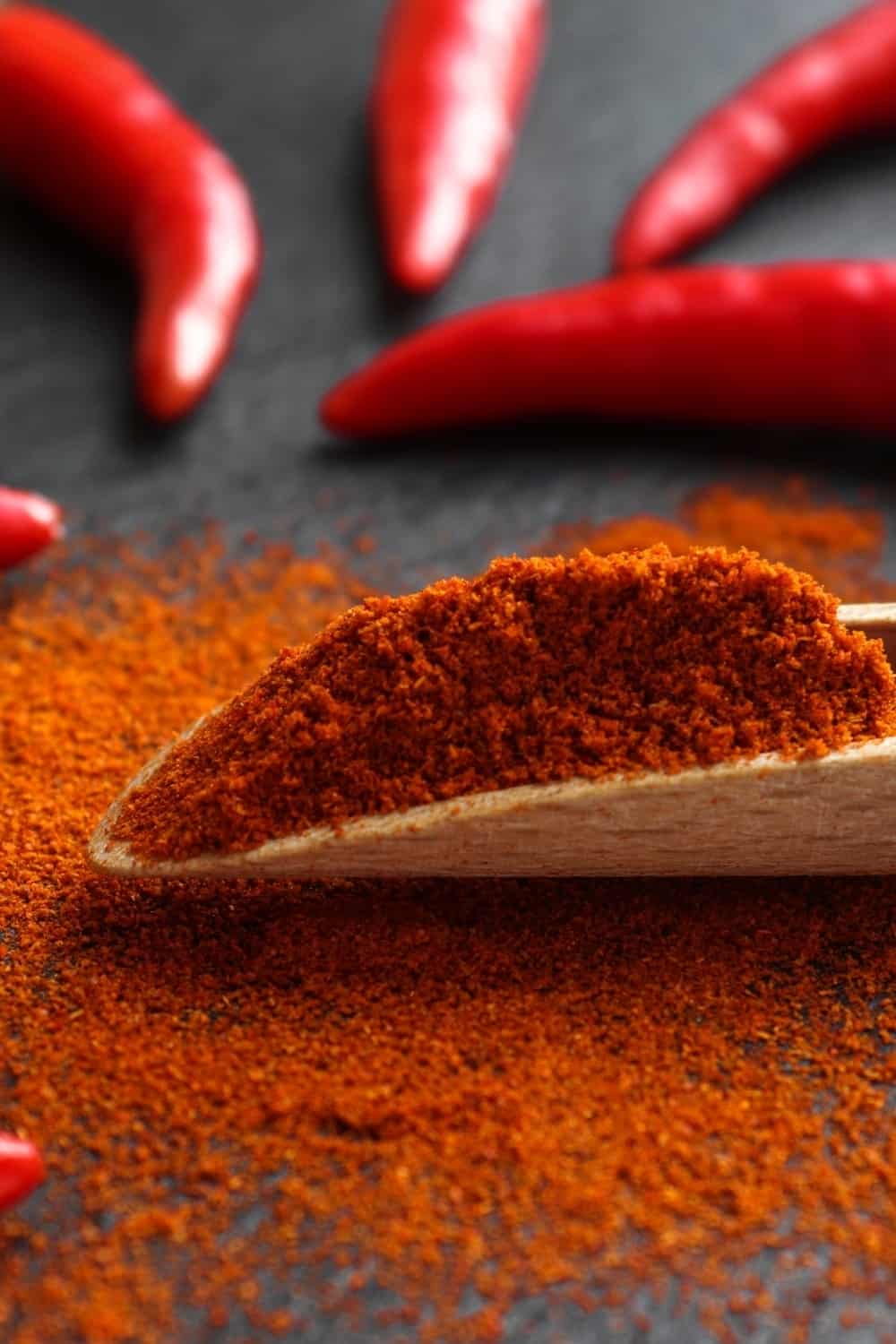 spoon of chili powder