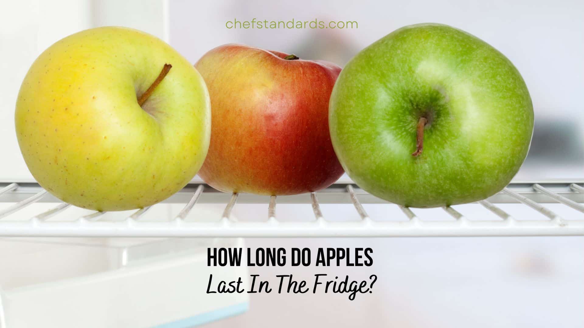 apples in the fridge
