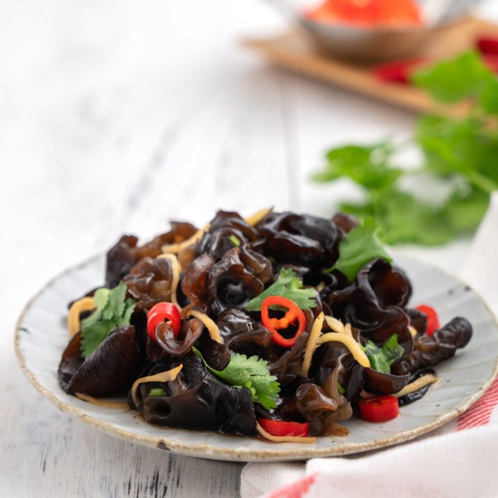 salade de champignons kikurage