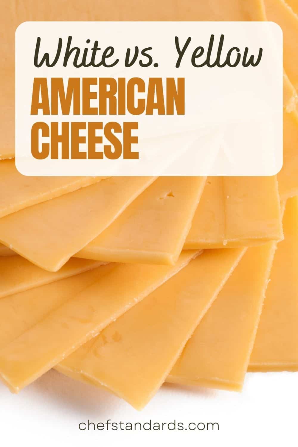 8 diferencias entre el queso americano blanco y el amarillo pinterest