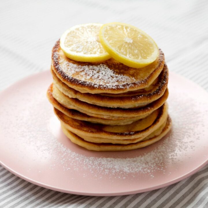 Zitronen-Ricotta-Pfannkuchen