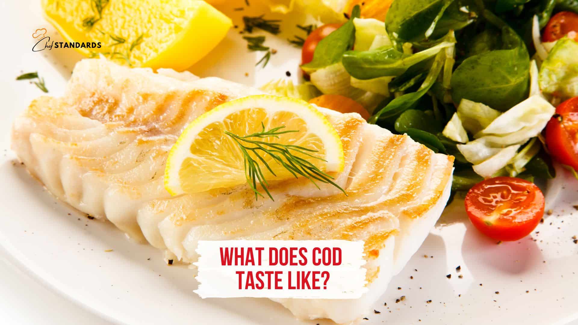 what does cod taste like