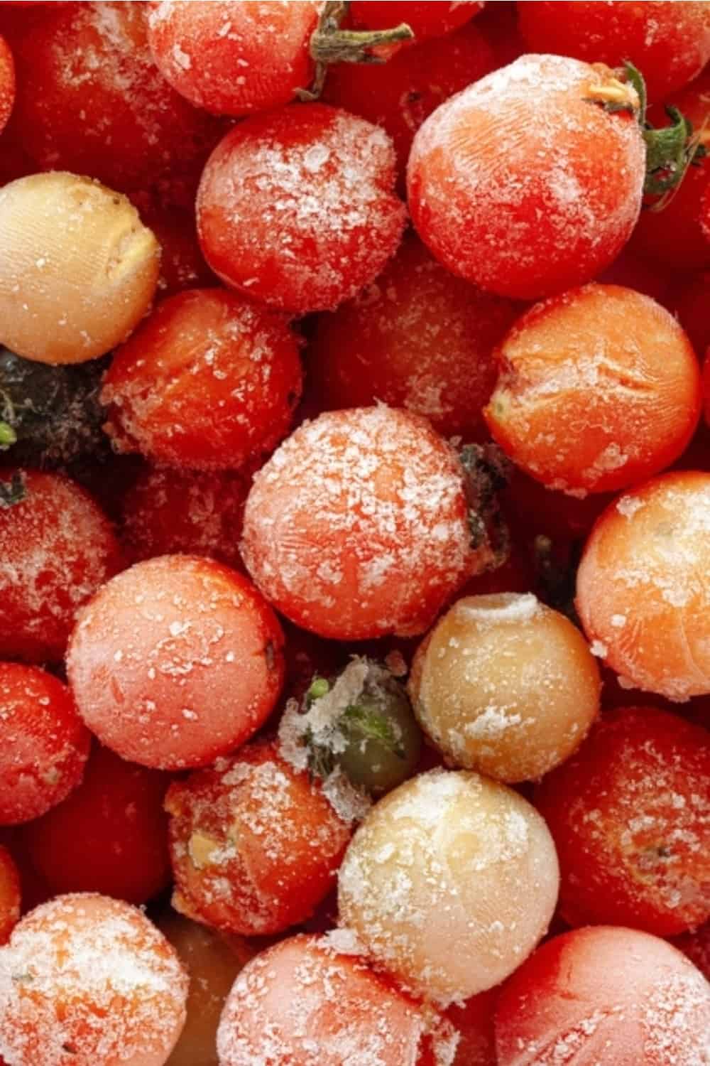 tomates cherry congelados
