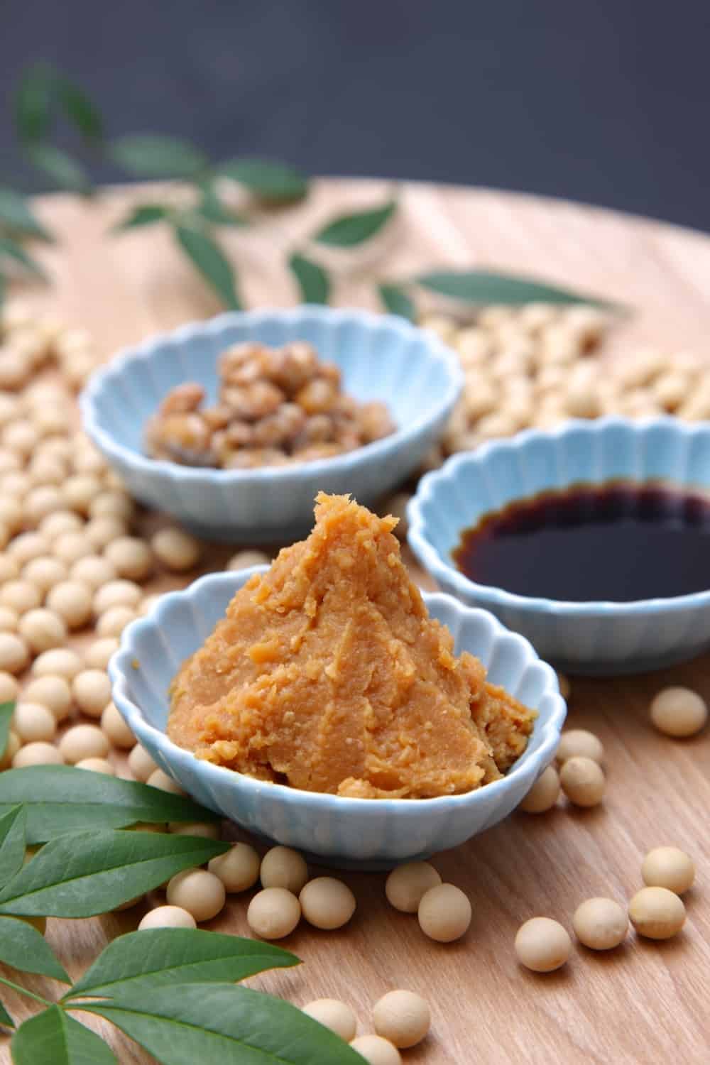 miso paste and other soybean products