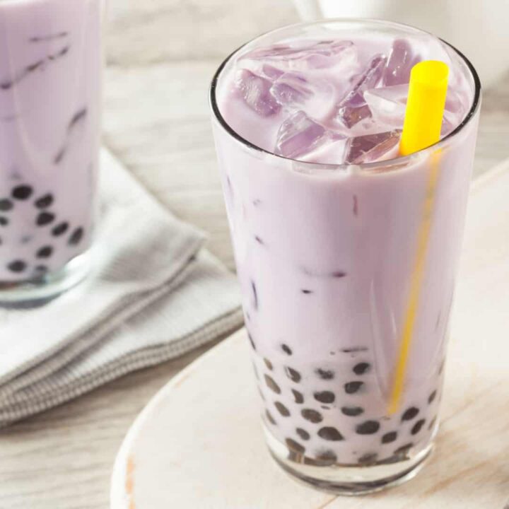 Recette de thé au lait de taro fait maison