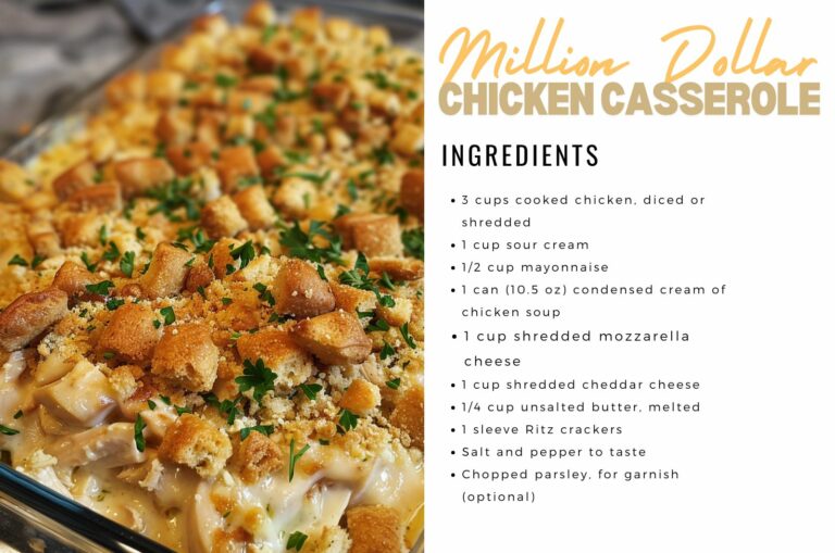 Transform Your Dinner With Million Dollar Chicken Casserole