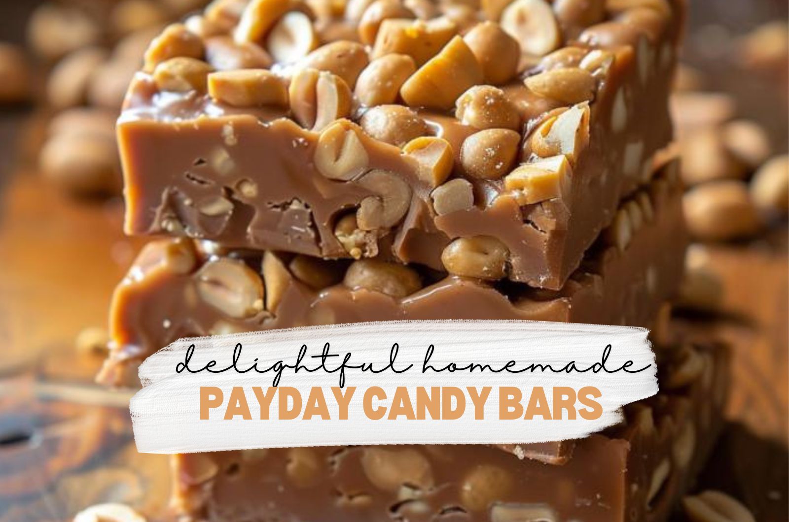 Delightful Homemade Payday Candy Bars