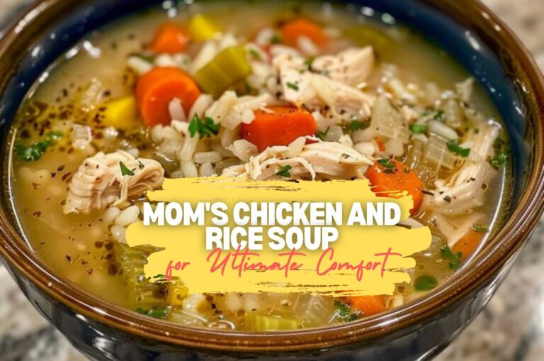Mom’s Chicken and Rice Soup for Ultimate Comfort