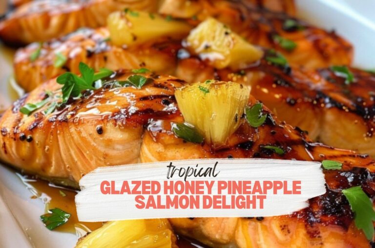 glazed honey pineapple salmon delight