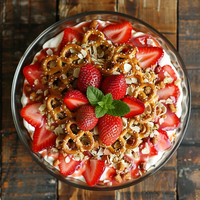 Grandma’s Strawberry Pretzel Salad Will Make Your Mouth Water