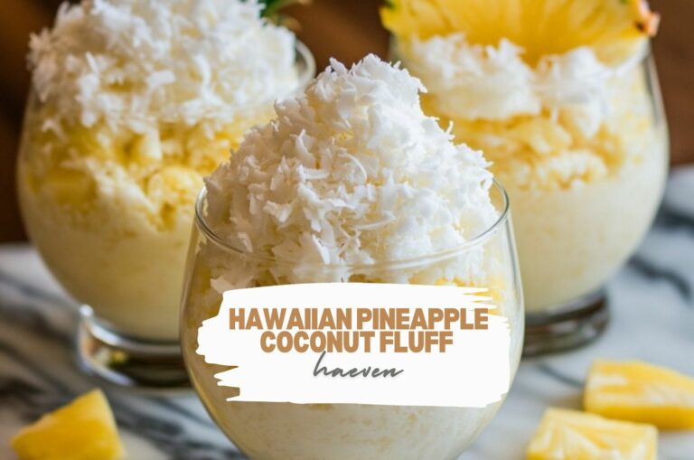 Hawaiian Pineapple Coconut Fluff desert