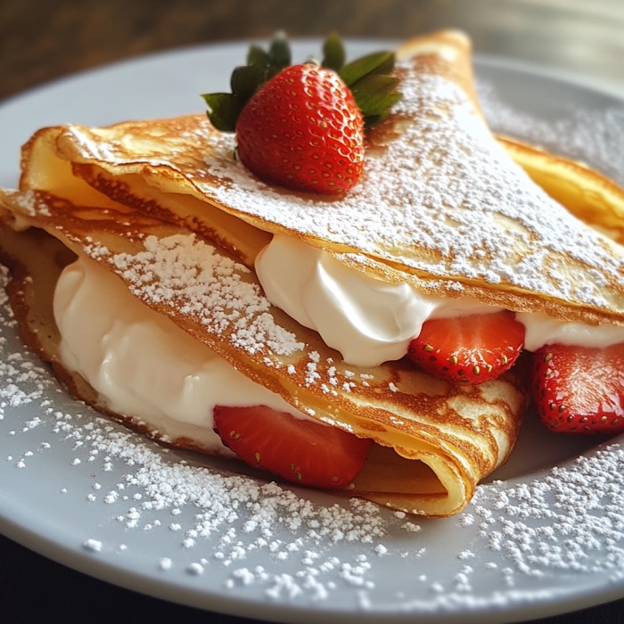 Dreamy Vanilla Crepes You Can’t Resist