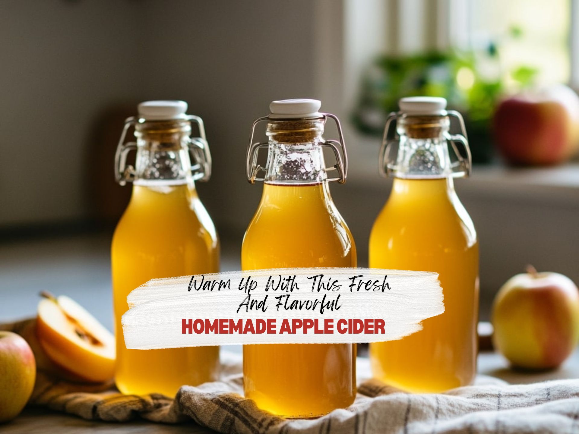 3 Homemade Apple Cider Bottles