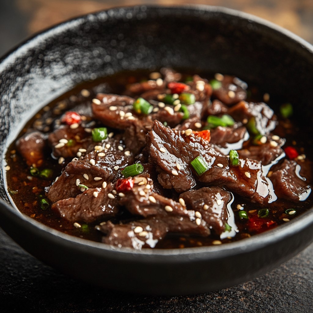 Just served bulgogi beef