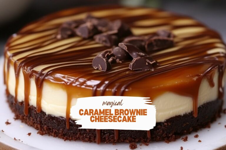 Caramel Brownie Cheesecake