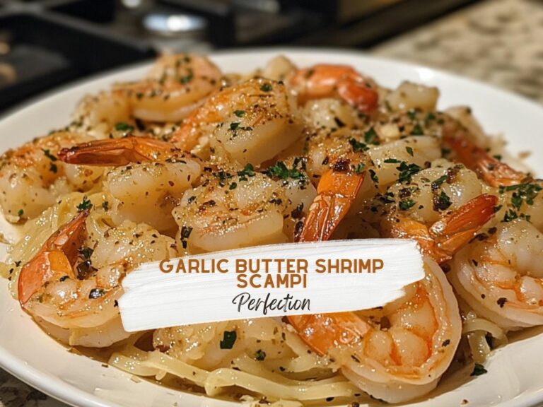 Flavor Packed Garlic Butter Shrimp Scampi