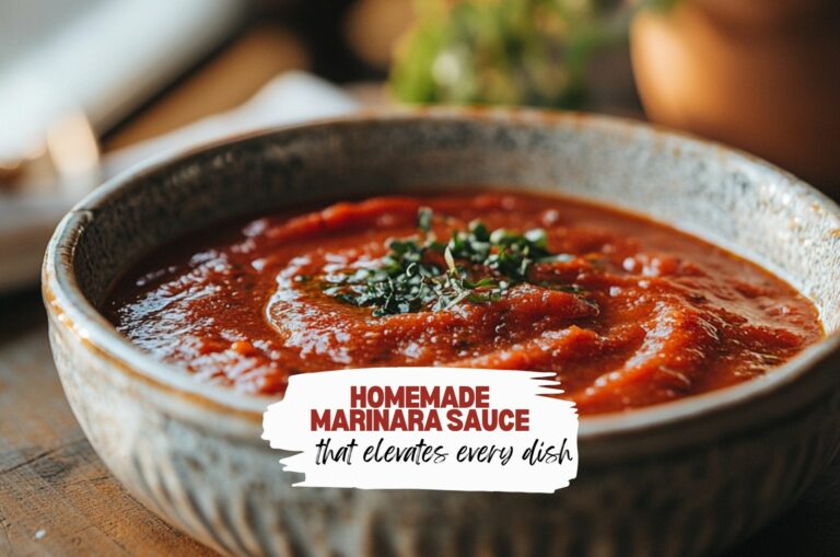 Homemade Marinara Sauce That Elevates Every Dish
