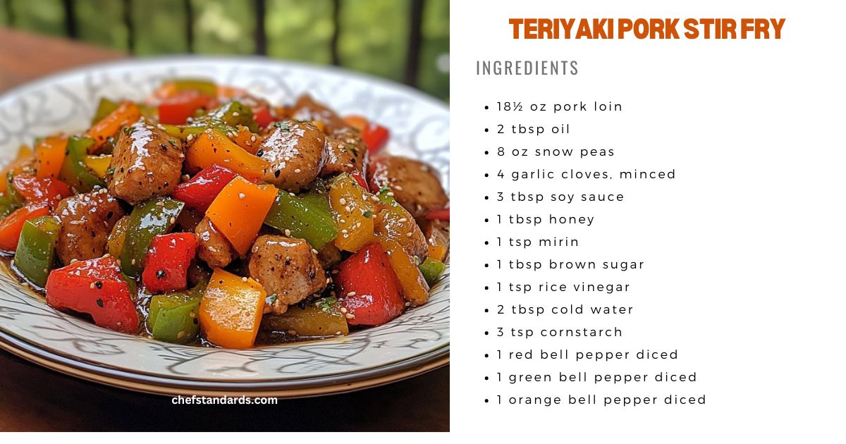 Easy And Flavorful Teriyaki Pork Stir Fry