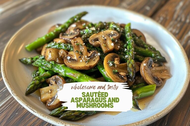 Sautéed Asparagus and Mushrooms