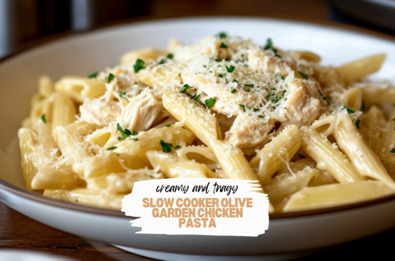 Slow Cooker Olive Garden Chicken Pasta
