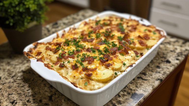 Irresistible Loaded Scalloped Potatoes