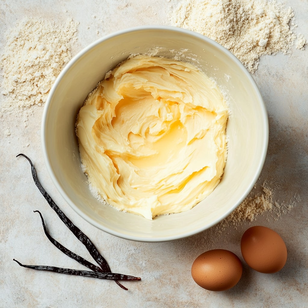A Mixture Of Sugar, Oil, Vanilla And Eggs