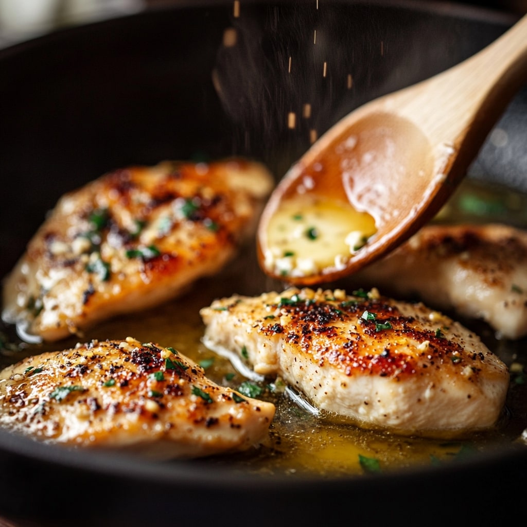 Chicken Frying In A Pan