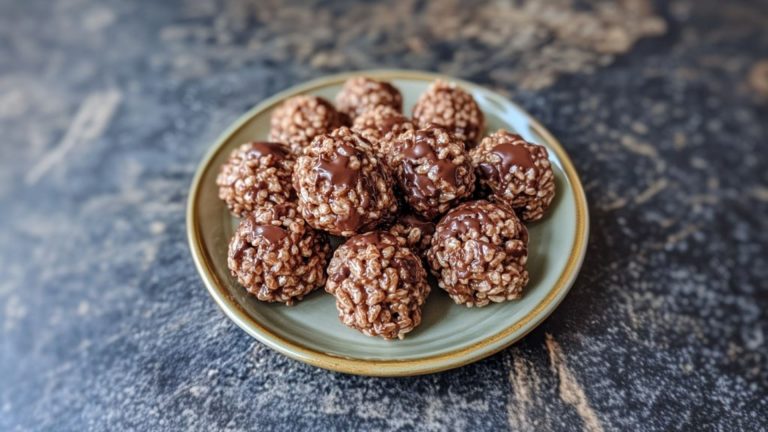 Crunchy Chocolate Rice Krispie Balls