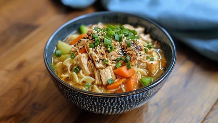 Easiest Slow Cooker Chicken Noodle Soup Ever